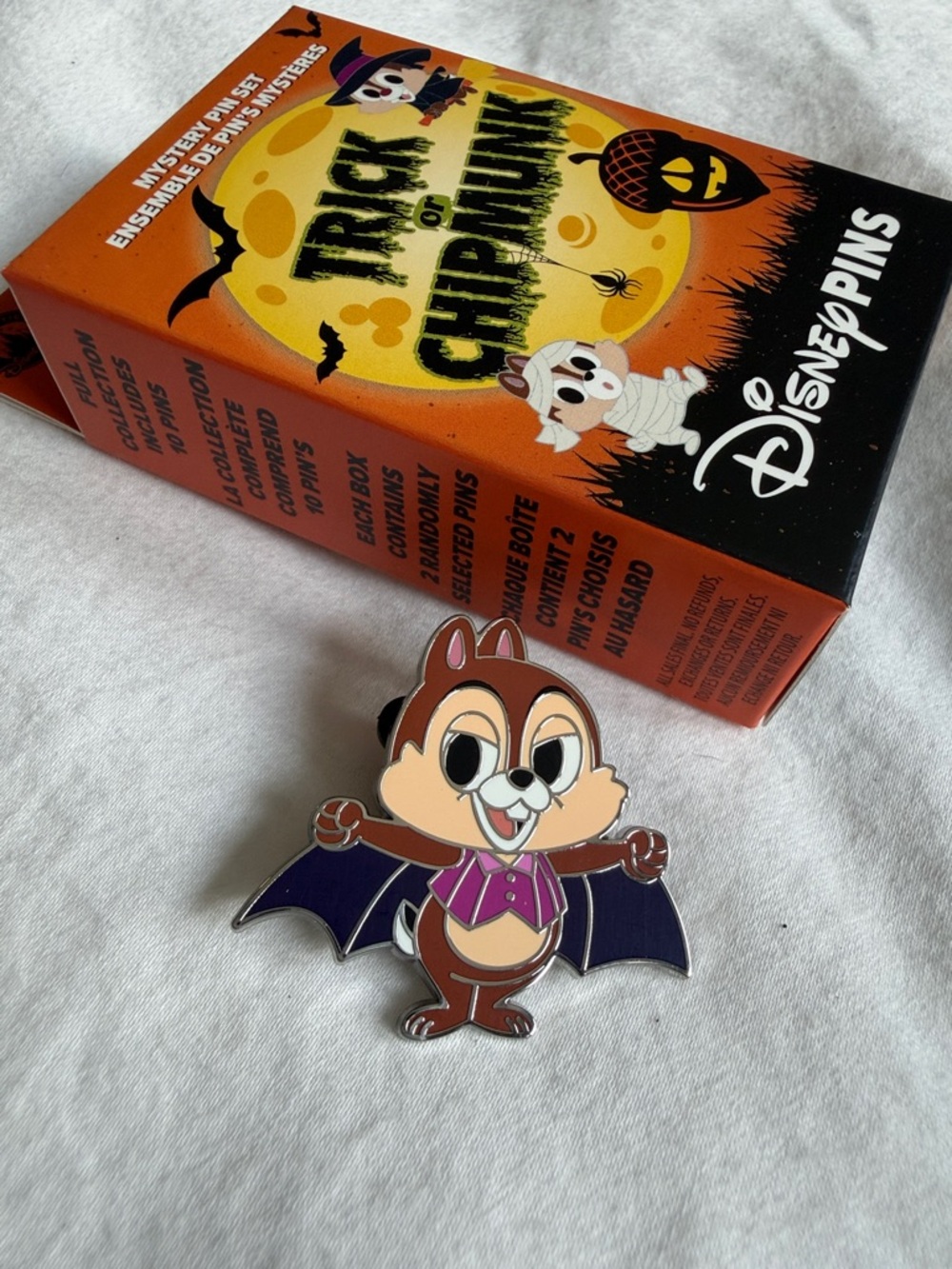 Disney Trick or Chipmunk Halloween Mystery Pins
